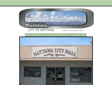Tablet Screenshot of cityofmattawa.com